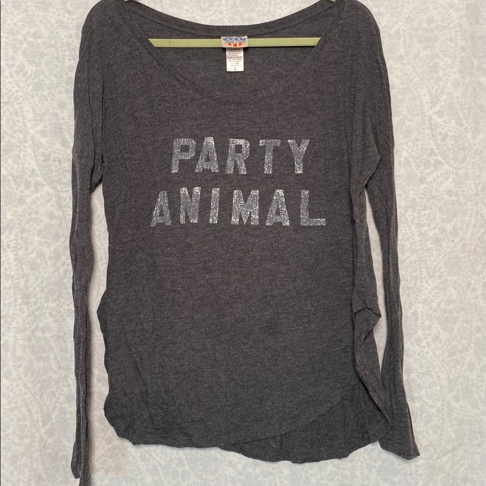 Rare Junk Food long sleeved t